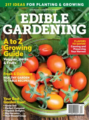 American Farmers Almanac Edible Gardening 2025