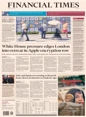 Financial Times USA July 21 2025