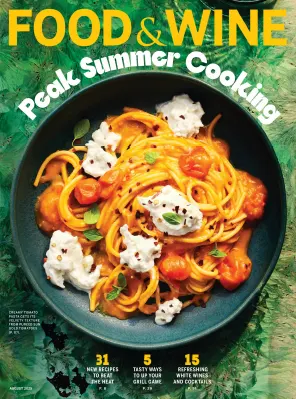Food Wine USA August 2025