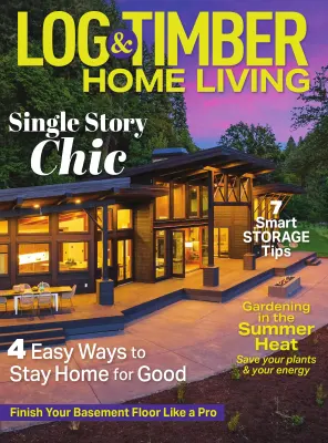 Log Timber Home Living August 2025