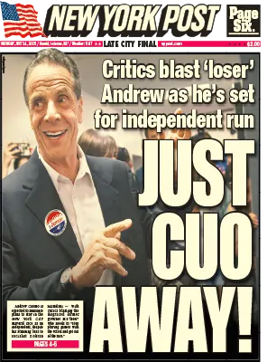 New York Post July 14 2025