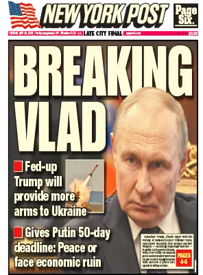 New York Post July 15 2025