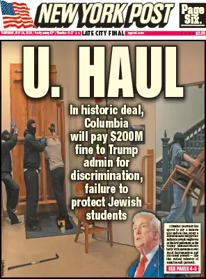 New York Post July 24 2025