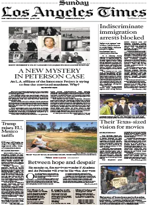 Sunday Los Angeles Times 13 July 2025