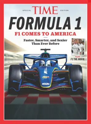 TIME Special Edition Formula 1 F1 Comes To America 2025