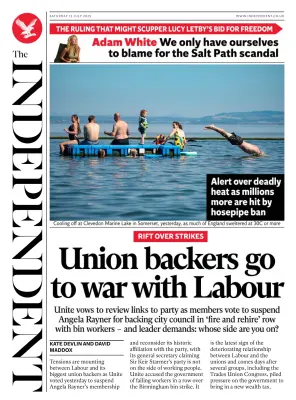The Independent 12 July 2025