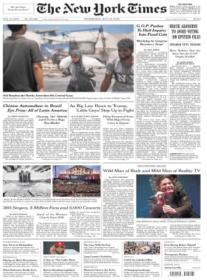 The New York Times 23 July 2025