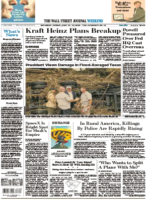 The Wall Street Journal Weekend July 12 13 2025