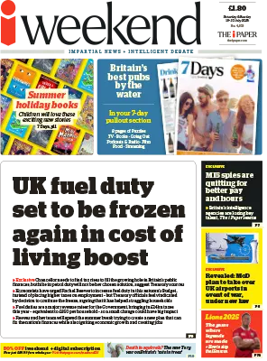 The i Newspaper Weekend 19 20 July 2025
