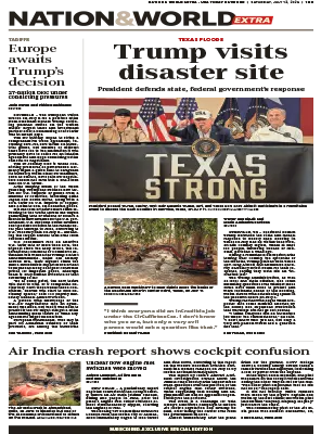 USA Today Nation World Extra July 12 2025