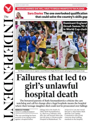 The Independent August 31 2025