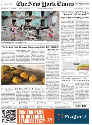 The New York Times August 31 2025