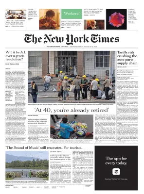 The New York Times International Weekend August 30 31 2025