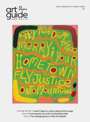 Art Guide Australia September October 2025