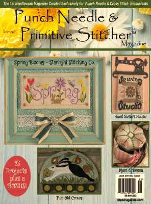 Punch Needle Primitive Stitcher Spring 2025 1