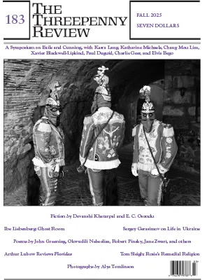 The Threepenny Review Autumn 2025
