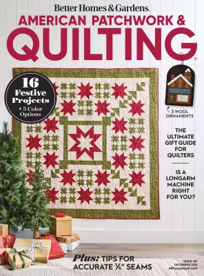 American Patchwork Quilting Issue 197 December 2025