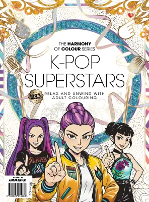 Colouring Book K Pop Superstars 2025