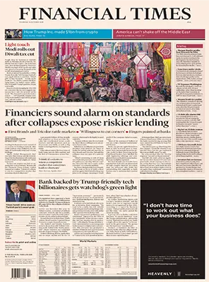 Financial Times Asia October 16 2025