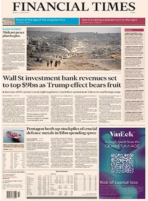 Financial Times Europe October 13 2025