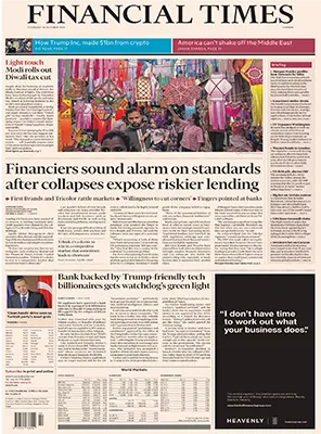 Financial Times Europe October 16 2025