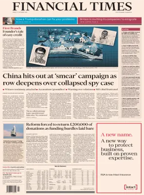 Financial Times UK October 17 2025