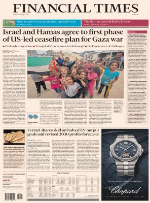 Financial Times USA October 10 2025