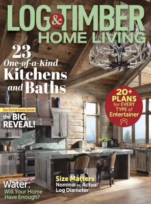 Log Timber Home Living October November 2025
