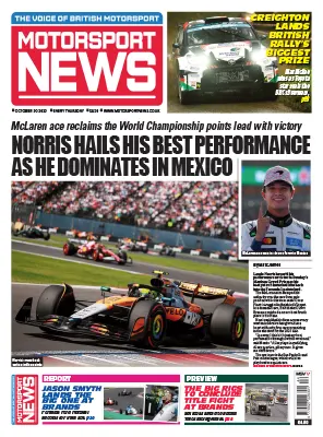 Motorsport News October 30 2025