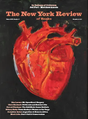 The New York Review of Books Volume LXXII No.17 6 Nov 2025