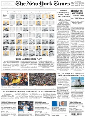 The New York Times October 19 2025