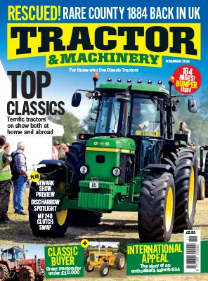 Tractor Machinery Novemeber 2025