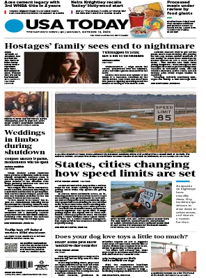 USA Today October 13 2025