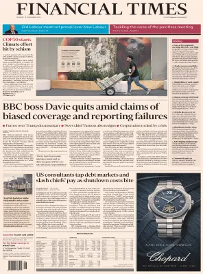 Financial Times UK November 10 2025
