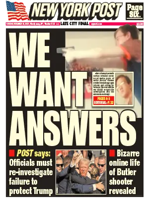 New York Post November 18 2025