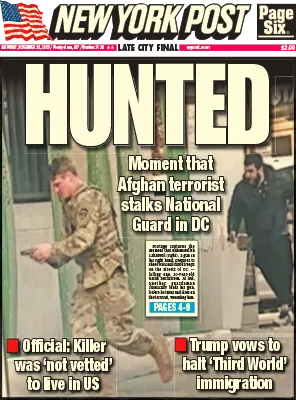 New York Post November 29 2025