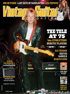 Vintage Guitar Magazine November 2025