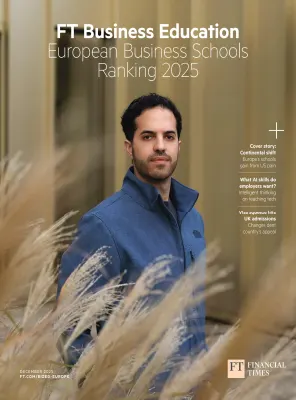 FT Business Education European Business Schools Ranking December 2025