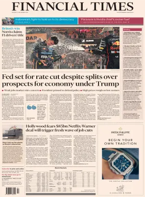 Financial Times UK December 08 2025