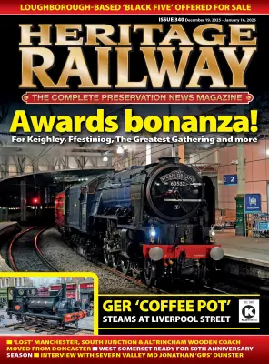 Heritage Railway Issue 340 December 19 January 16 2026
