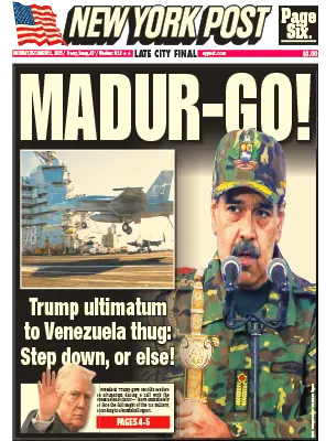 New York Post December 01 2025