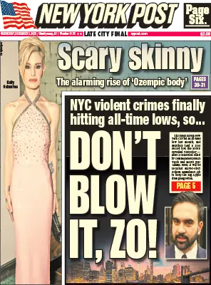 New York Post December 03 2025