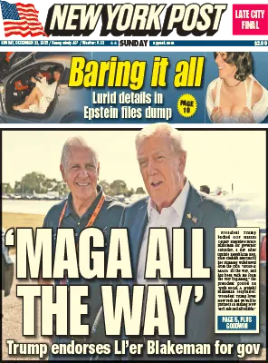 New York Post December 21 2025