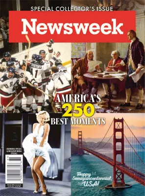 Newsweek Special Collectors Issue Americas 250 Best Moments 2025