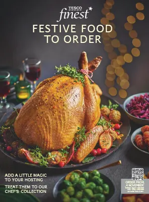 Tesco Finest Festive Food to Order 2025