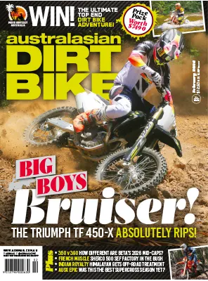 Australasian Dirt Bike Magazine Issue 556 February 2026