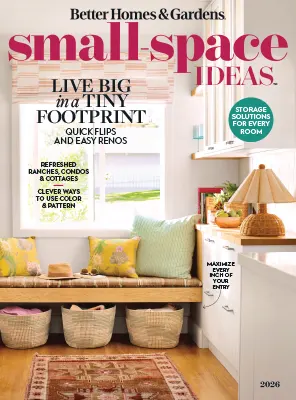 Better Homes Gardens Small Space Ideas 2026