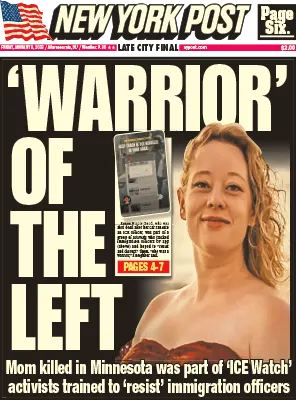 New York Post January 09 2026