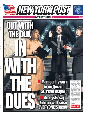 New York Post January 1 2026