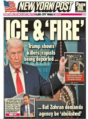New York Post January 21 2026